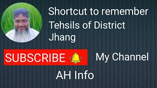 Tehsils of District Jhang