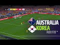 Australia vs Korea Republic Highlights | AFC Asian cup 2023 • Simulation & Prediction