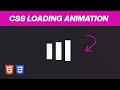 Create CSS Loading Animation Without using Javascript (HTML & CSS Tutorial) | Codably