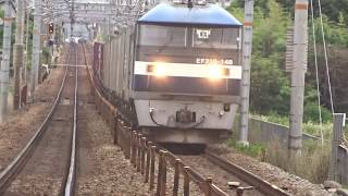 EF210-148牽引貨物列車　土山～魚住間にて