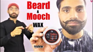 Gabru Beard and Mooch wax review | Best wax for Moustache and Beard | QualityMantra