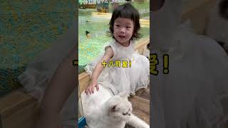 CatandBaby 人类幼崽对猫咪的爱，真的很专一！🐱#cat #catandbaby #猫 #baby