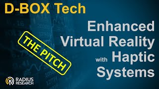 D-Box Tech - Pitch (1/2) - CEO Sebastien Mailhot - Enhancing Gaming \u0026 Simulation w/ Haptic Systems