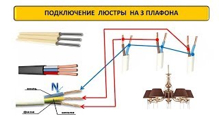 ПРОСТЫЕ Схемы подключения люстры