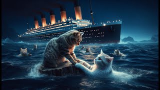 Epic Titanic Love Story Reimagined with Cats | My Heart Will Go On