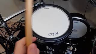 Yamaha DTX900 Electronic Drum Kit - Snare and Cymbal sounds and capabilities