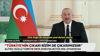 Aliyev'den Türkiye ile Müttefiklik Vurgusu: Türkiye'nin Çıkarı Bizim de Çıkarımızdır