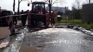 Test waterdoorlatende verharding in Hoogkerk - maart 2014