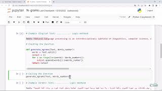 Generating N-grams using Python | Eng.Shwel