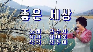 좋은 세상 / 윤수자(가사 첨부)