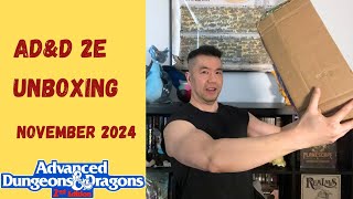 AD&D 2e unboxing Nov 2024. Mystara, Ravenloft, Spelljammer, 3e, 4e and more.