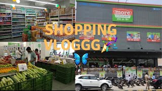 SHOPPING VLOG 🛍 | MORE HYPER MART | MUZAFFARNAGAR |FAROOQUI SISTERS