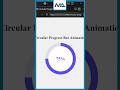 ⚡ Create a Circular Progress Bar in 60 Seconds! ⏱️ (HTML, CSS, JavaScript) #shorts
