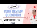 MUST KNOW Musculoskeletal CCRN Practice Questions