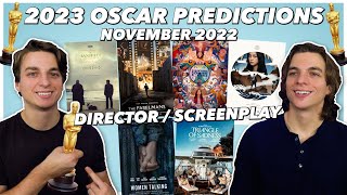 2023 Oscar Predictions - Director & Screenplay | November