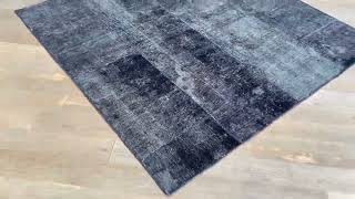 Tapis Patchwork grise 22889