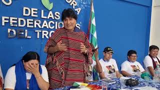 MILES DE MILITANTES ACOMPAÑARÁN A EVO MORALES EL DÍA DE SU INSCRIPCIÓN A CANDIDATO 25-30