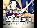 Billy sheehan technique or Exercises