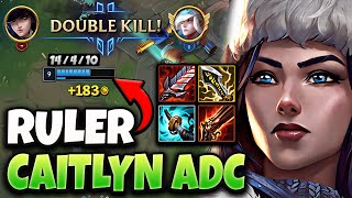 Caitlyn vs Xayah ADC [ JDG Ruler ] Patch 14.1 Ranked Korea ✅