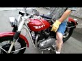 1959 bsa classic motorcycle.