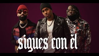 Sigues Con Él Remix(Letra/Lyric) - Arcangel/Sech/Romeo Santos