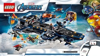 LEGO instructions - Super Heroes - 76153 - Avengers Helicarrier