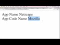JavaScript Navigator Object