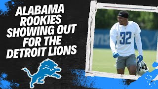 **Alabama Rookies Showing Out For The Detroit Lions**