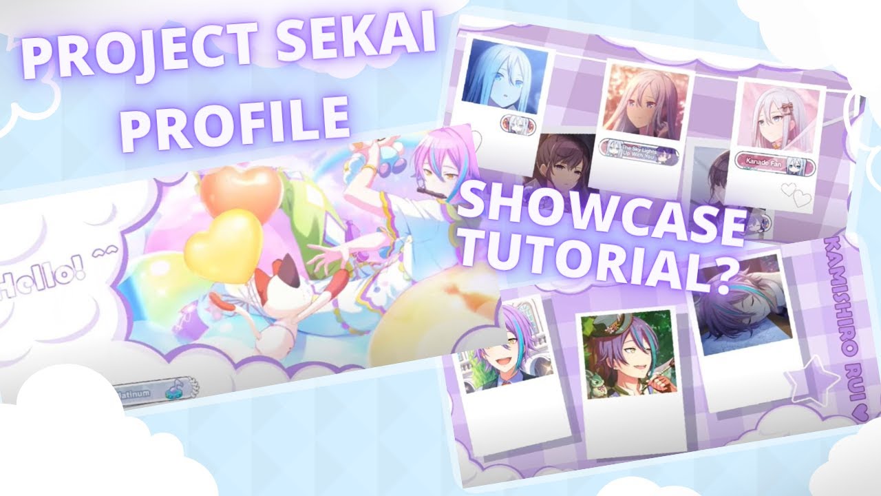 My Custom Profile Showcase/tutorial ! ||| Project Sekai - YouTube