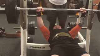 Bench pressing 315 at 180lbs body weight