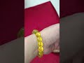 Natural Premium HQ Golden Yellow Amber Polandia Bracelet - Gelang Katilayu Damar Madu Kuning