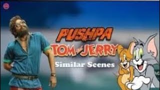 Pushpa vs Tom and Jerry ||similar,scenes