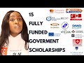 15 Fully Funded Scholarships for International Students | Rejected for Chevening | Miss Glossary