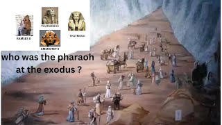 who was the pharaoh at the exodus ?