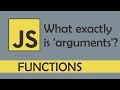 What exactly is the 'arguments' object in JS?