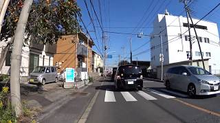 【自転車車載】新郷東部公園～県道103号吉場安行東京線～新郷東部公園入口～横道～県道34号さいたま草加線～草加市小山2丁目付近(2019/11/10)