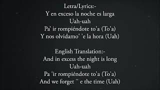 Anuel AA - Amanece (Letra Lyrics + English Transaltion)
