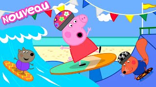 Les histoires de Peppa Pig | Compétition de Surf et de Skateboard | Épisodes de Peppa Pig |