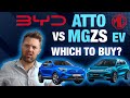 MG ZS EV vs BYD Atto 3 Comparison. Which should you buy.