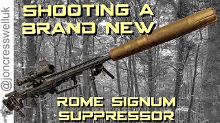 Shooting a ROME Signum suppressor Victrix Tormentum sniper rifle