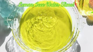 【ASMR】レモンアイシーたぷたぷスライムを作るよ! DIY Lemon Icee Water Slime!  Satisfying Video!解压 史莱姆