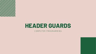 #45: Header Guards