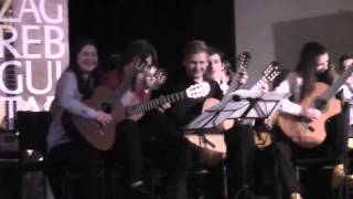 GUITAR ORCHESTRA OF ZAGREB GUITAR FESTIVAL 2015 FEAT STJEPAN SCHWEIZER.: CANCION DEL MARIACHI