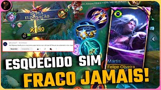 DESAFIO DO EARLY NEGATIVO - MARTIS GAMEPLAY | Mobile Legends