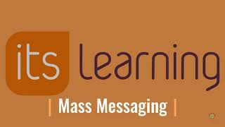 itsLearning Mass Messaging