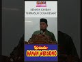 MENGAPA GHIBAH TERMASUK DOSA BESAR ? || USTAD HANAN WIBISONO #shorts