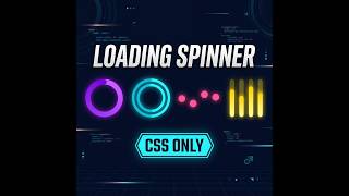 Loading Spinner – CSS Animation Tutorial