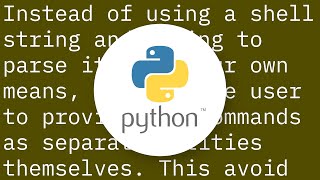 How to make a generic method in Python to execute multiple piped shell commands?