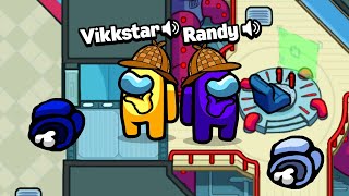 Teaming Up With Vikkstar (Among Us Proximity Mod)