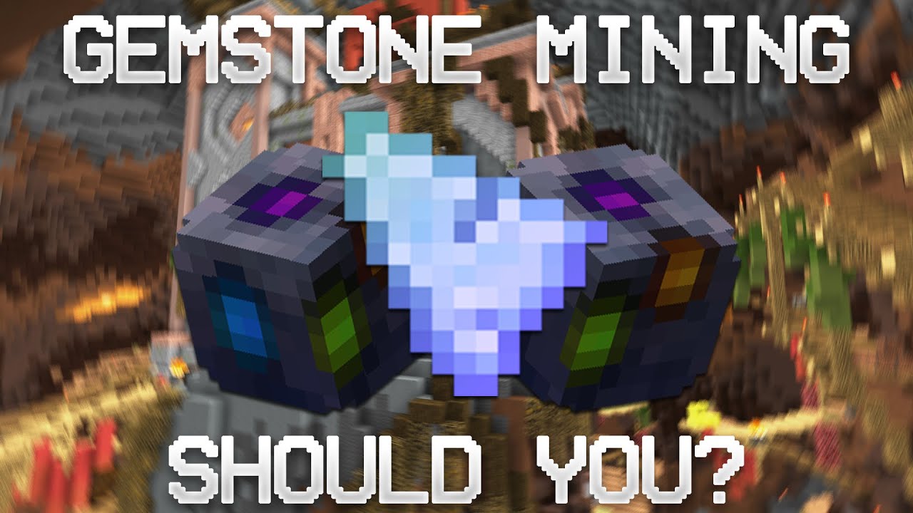 Is Gemstone Mining Worth It Hypixel Skyblock Ironman Youtube